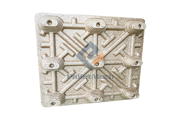 Palets de fibra planta